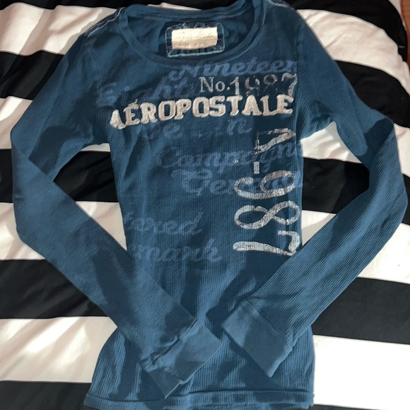 Y2K AEROPOSTALE LONG SLEEVE VINTAGE DESIGN - Picture 1 of 4